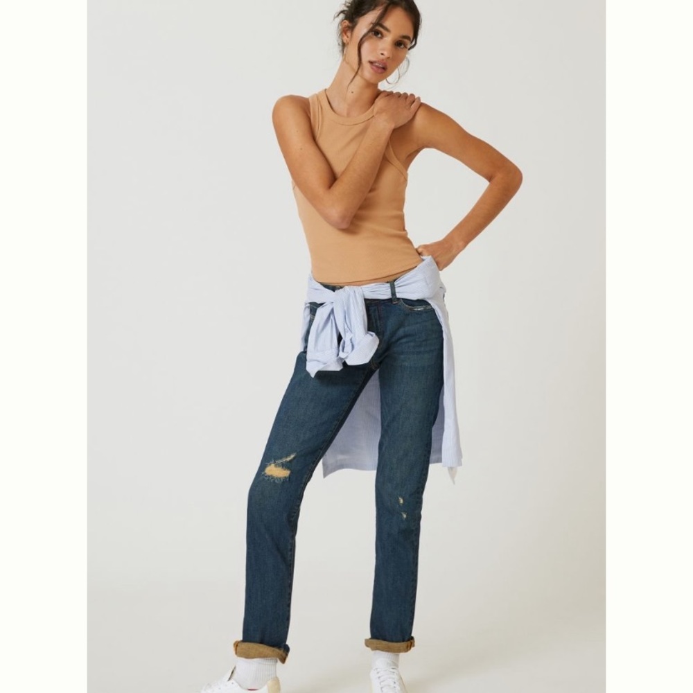 👖Anthropologie NWT Pilcro The Slim Boyfriend Jeans Size 32